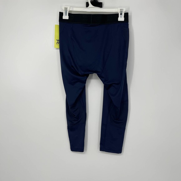 ALL IN MOTION MEN’S FITTED MOISTURE WICKING MID CALF LEGGINGS MEDIUM - Picture 2 of 3